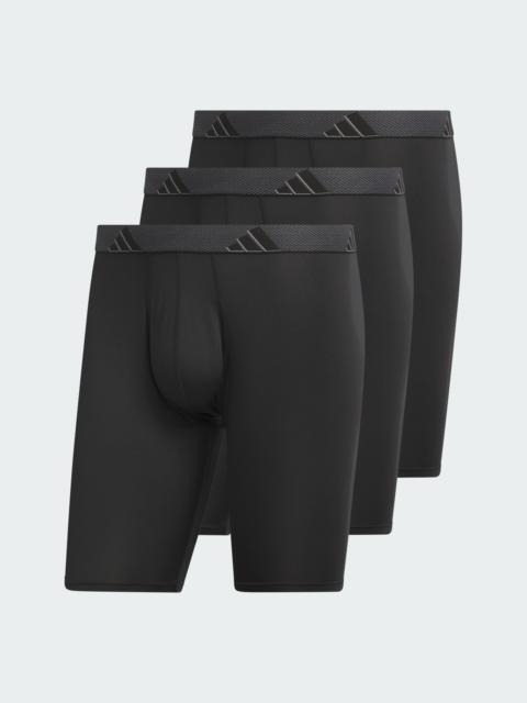 Microfiber Long Boxer Briefs 3-Pack