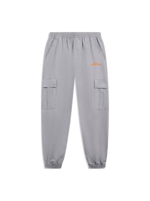 Li-Ning Skateboard Series Cargo Pants 'Grey' AKXT021-2