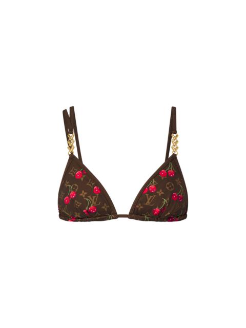 LV x TM Cherry Bikini Top
