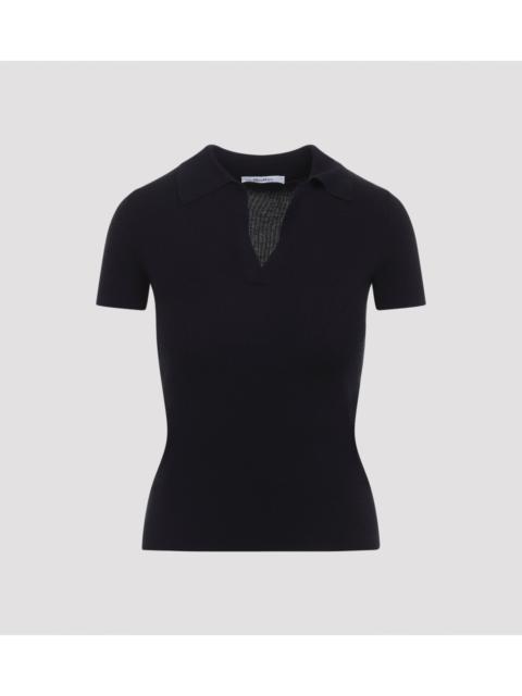 Max Mara Albero Knit Ribbed Polo
