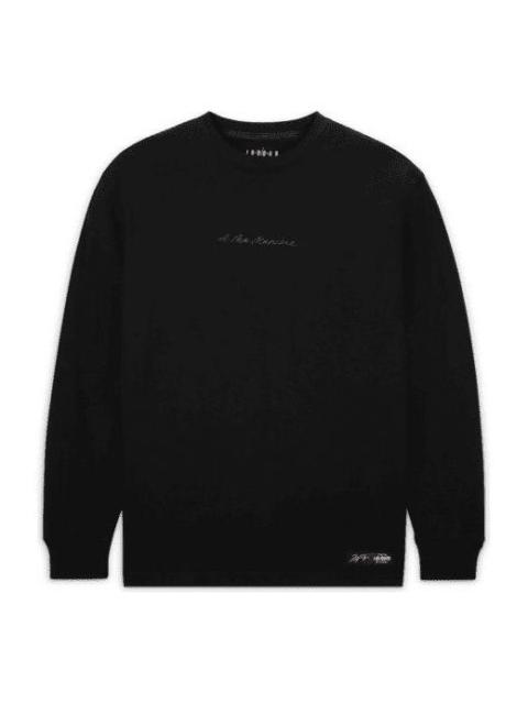 Air Jordan x A Ma Maniere SS22 Long Sleeve T-Shirt 'Black' DJ9759-010