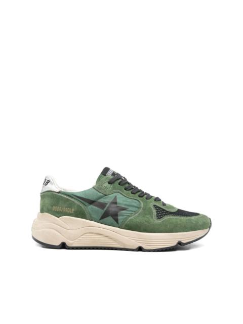 star-detail leather low-top sneakers