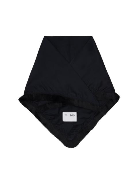 Black Fringe Scarf