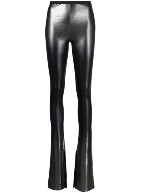 Carmen metallic flared trousers