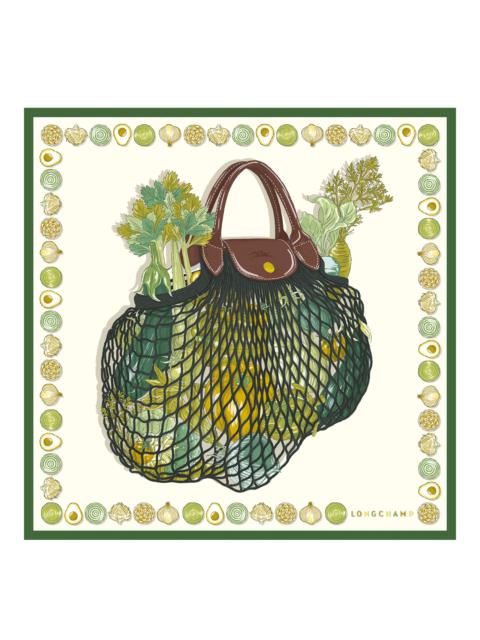 The Gourmet Mesh bag Silk scarf 70 Laurel - OTHER