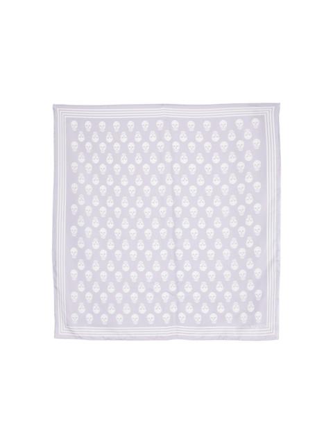 skull-print silk scarf