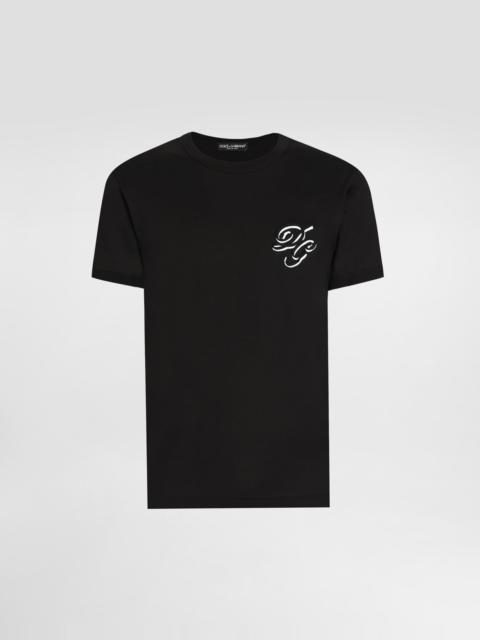 Cotton t-shirt with embroidery