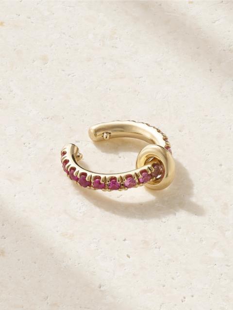 18-karat Gold Sapphire Ear Cuff