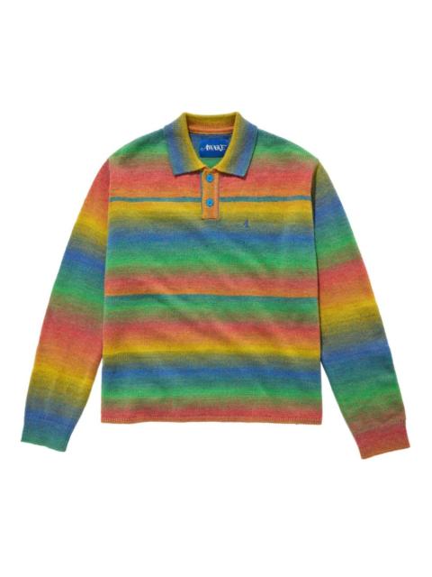 gradient-effect polo shirt