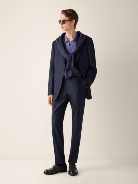NAVY BLUE CENTOVENTIMILA WOOL SUIT