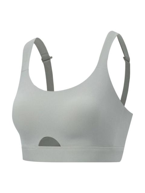 (WMNS) Li-Ning Yoga Sports Bra (Medium Impact) 'Grey' AUBT040-3