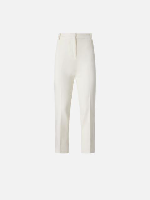 CIGARETTE TROUSERS WITH PRESSED PLEAT