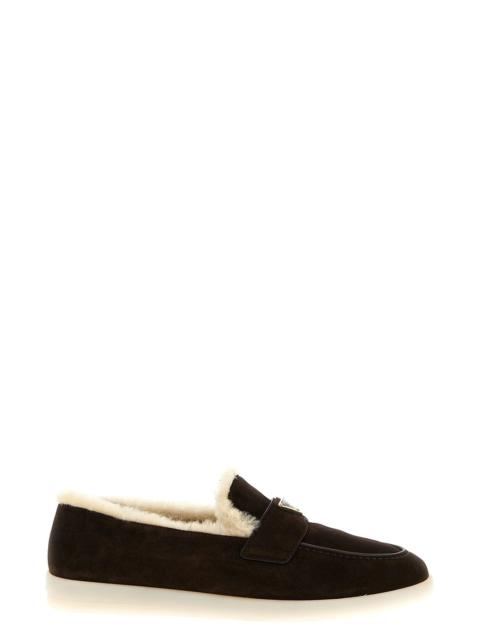Suede loafers
