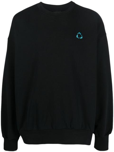 logo-embroidered jumper
