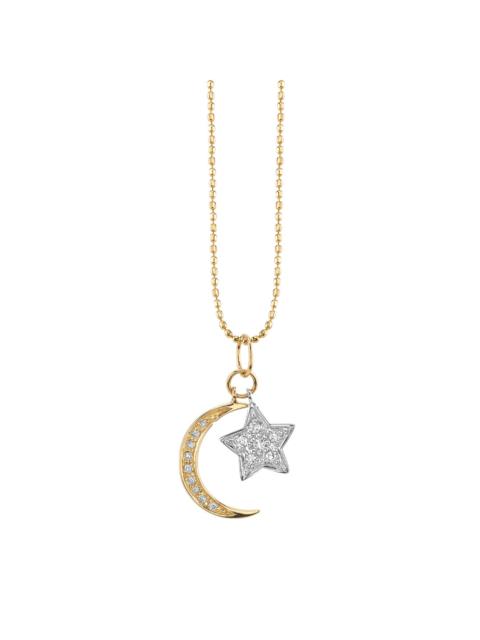Moon & Star Duo Necklace