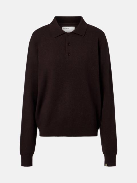 N°223 Be For cashmere-blend polo sweater