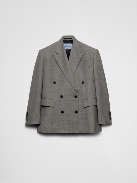 Double-breasted grisaille jacket