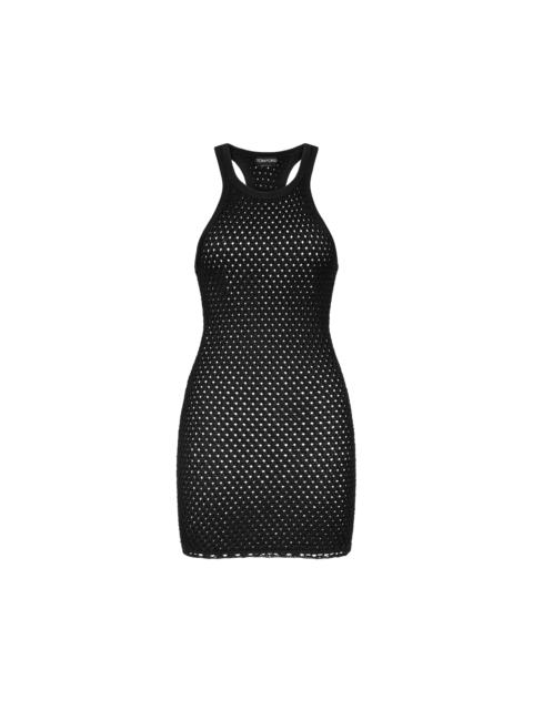 RACERBACK COCKTAIL MINI DRESS