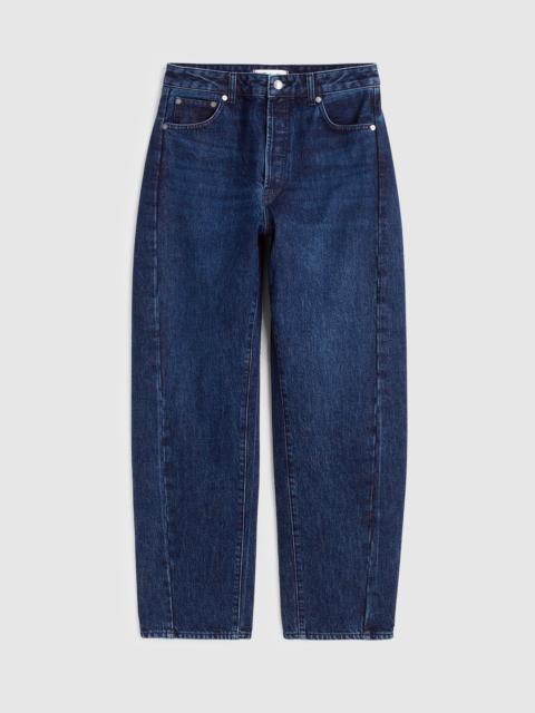 The Curvy Pieced Barrel-Leg Jean