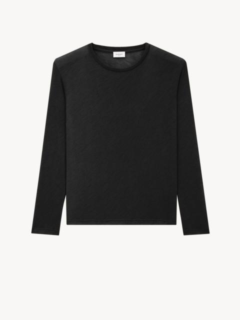 SWEATER IN CASHMERE AND SILK JERSEY