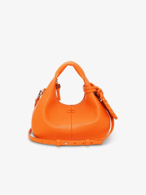 ORANGE MINI HOBO BAG