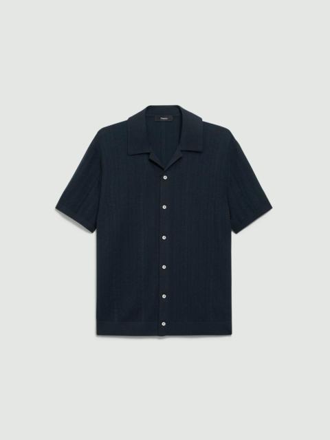 Camp Collar Shirt in Cotton Light Twist