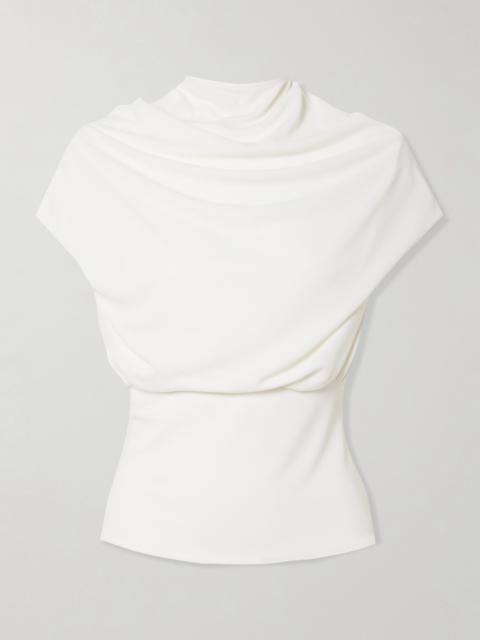 Jocelyn Draped Stretch-jersey Top