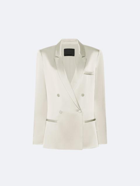 Satin Double Breasted Blazer