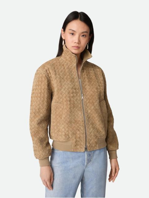 Intrecciato Suede Blouson