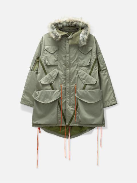 ARMY NYLON FISHTAIL JACKET