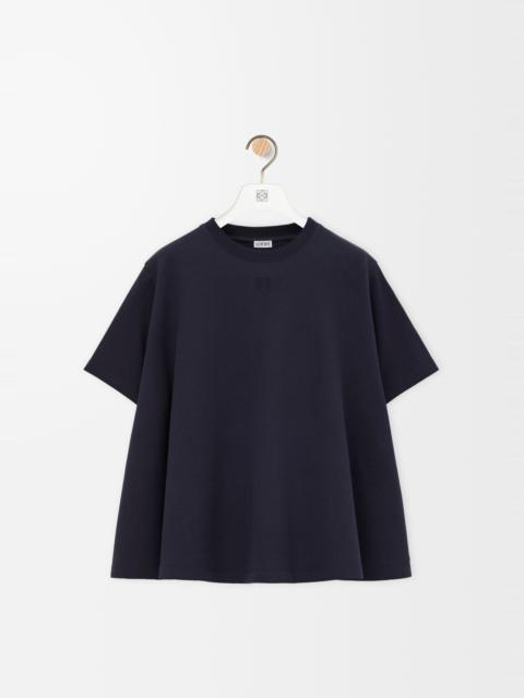 Trapeze top in cotton blend