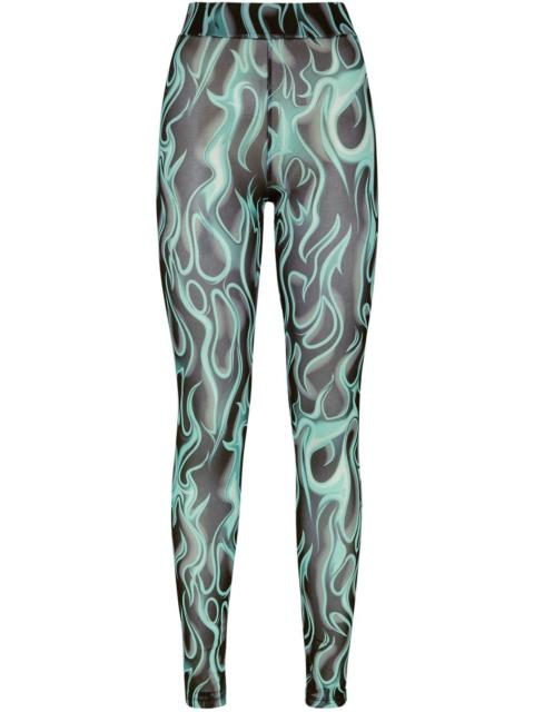 Flame leggings