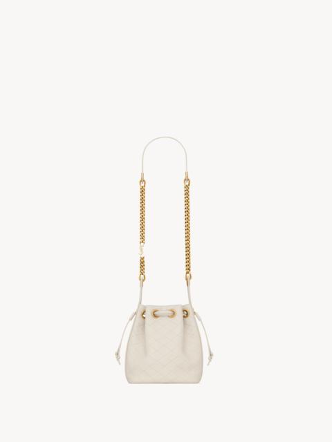CASSANDRE BUCKET BAG IN LAMBSKIN