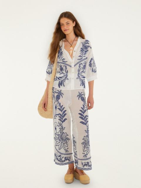 Off-White Nina Embroidery Pants