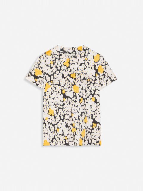 OVERPRINTED CLASSIC T-SHIRT WITH LANVIN PARIS EMBROIDERY