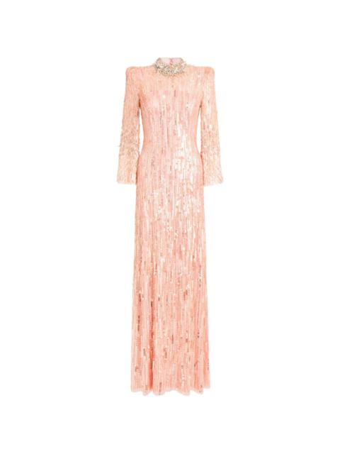 Memphis embellished maxi dress