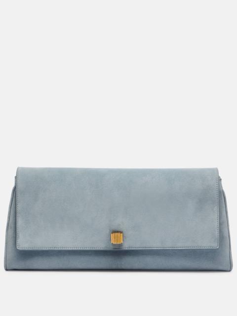 Audrey suede clutch
