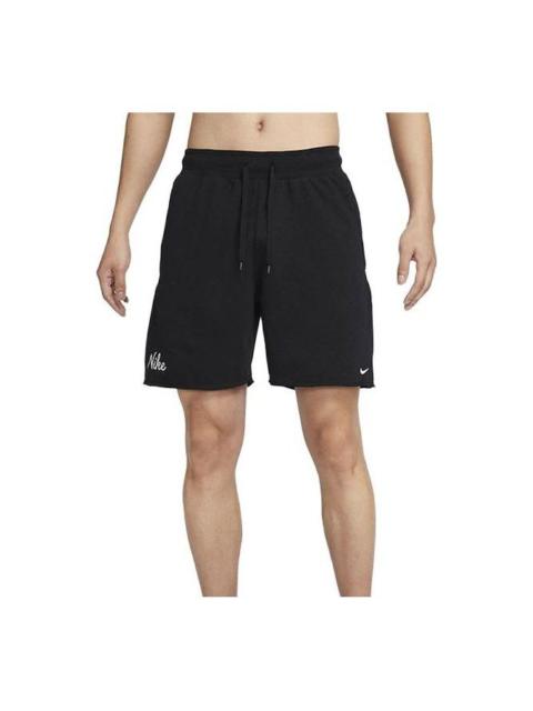 Nike Dri-FIT Fleece Gym Shorts 'Black' DX0893-010