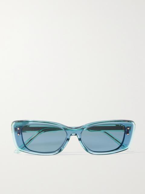 Diorhighlight S2i Rectangle-frame Acetate Sunglasses
