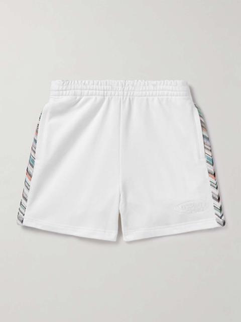 Logo-Embroidered Cotton-Jersey Shorts