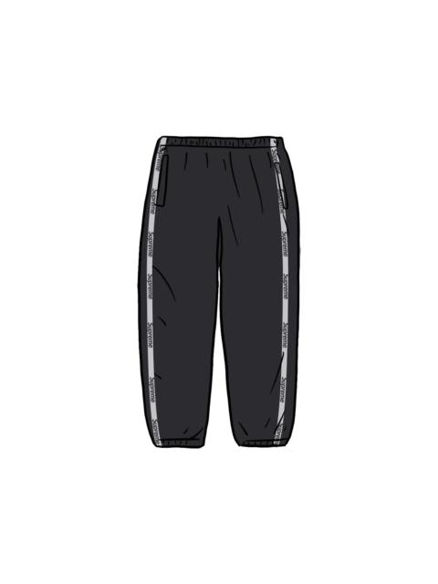 Supreme Reflective Zip Track Pant Black
