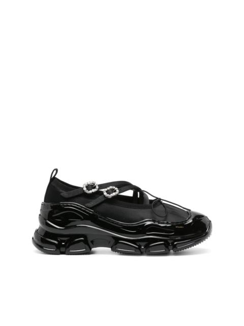 Simone Rocha buckle-embellished ballerina shoes | REVERSIBLE