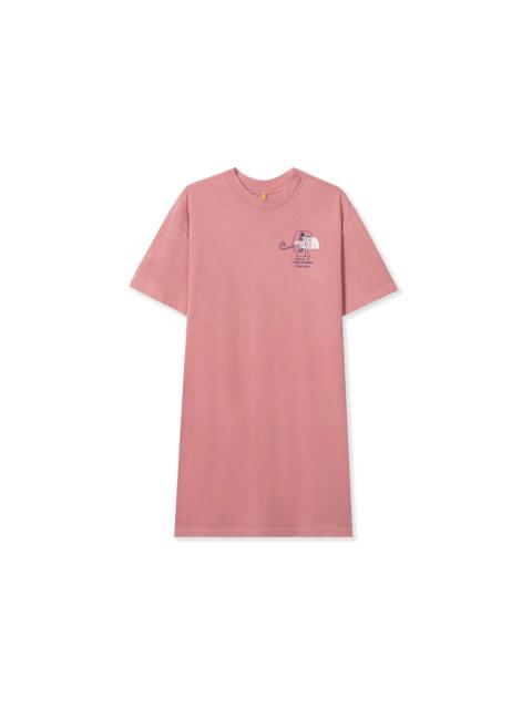 The North Face x Brain Dead T-Shirt Dress Rose