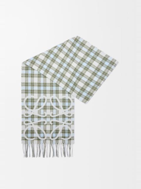 Anagram scarf in silk and cashmere