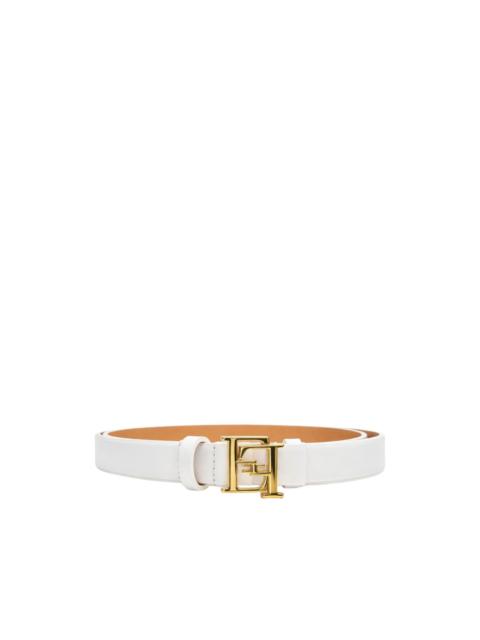 logo-buckle belt