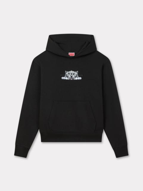 'KENZO Happy Tiger' embroidered hoodie in cotton