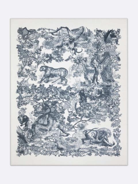 Toile de Jouy Sauvage Blanket