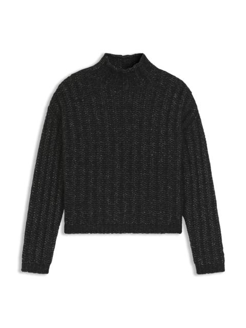 KNITTED SWEATER WITH RIBBED STRUCTURE