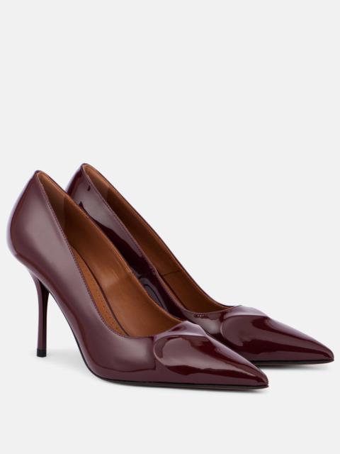 Le Cœur 90 patent leather pumps