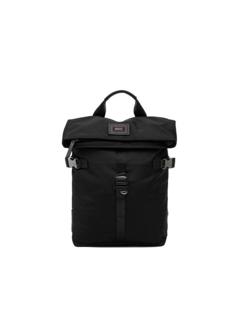 roll-top buckle backpack